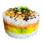 Sushi Cake Saumon Fumé